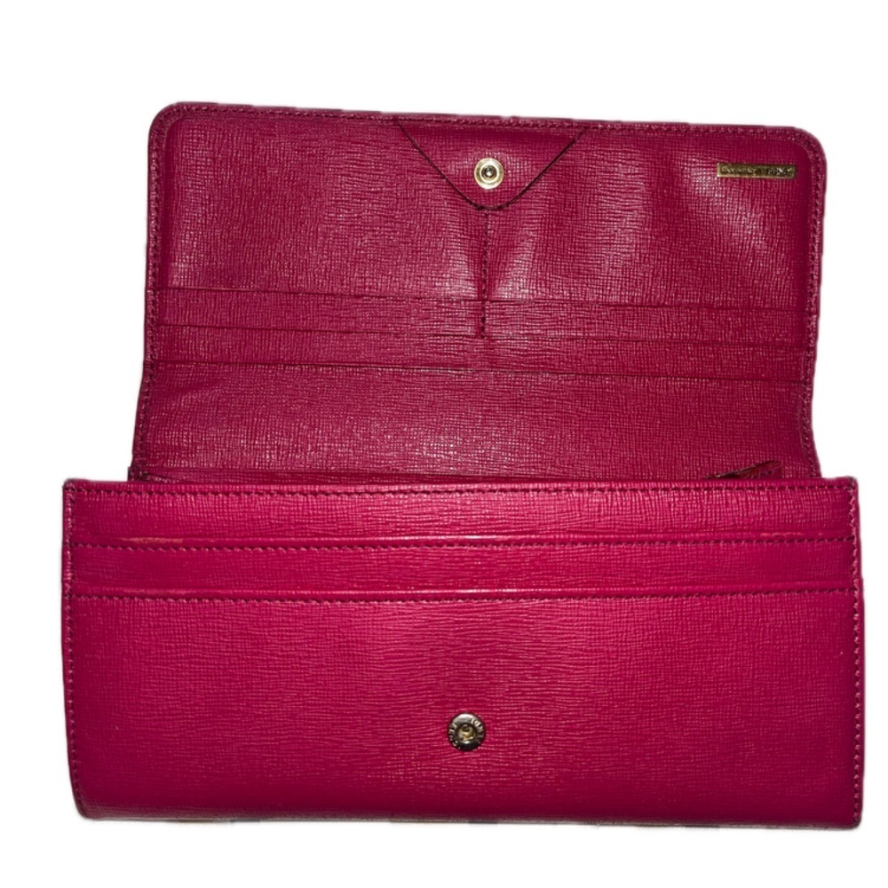 Fendi Women’s Leather Crayons Continental Wallet, Fuschia Pink - Picture 10 of 16